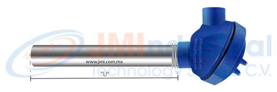 Ensambles Termopar o Pt100 con Tubo protector